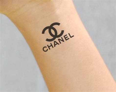 chanel tattoo temporary|temporary tattoo directions.